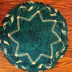 𝅺round Handmade, Heat Resistant, Easy to Wipe Clean, Placemat 1 piece